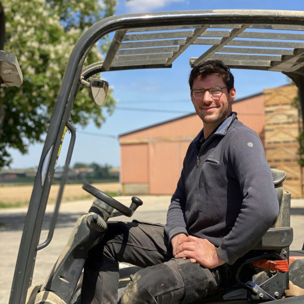 Louis, salarié agricole à la bellevue